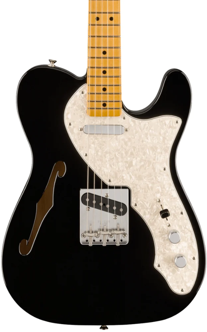 Fender Vintera II '60s Telecaster Thinline, Maple Fingerboard in Black