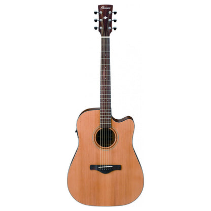 Ibanez AW65ECE Artwood Solid Acoustic Guitar in Natural Low Gloss