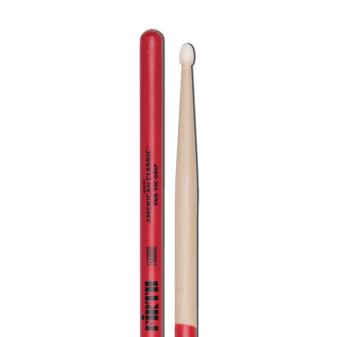 Vic Firth 7A Vic Grip Nylon Tip Drumsticks