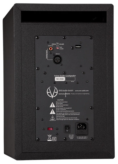 EVE Audio SC208 2 Way 8" Professional Studio Monitor Speaker