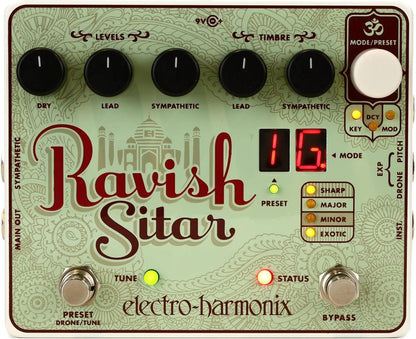Electro Harmonix Ravish Sitar Emulation Pedal