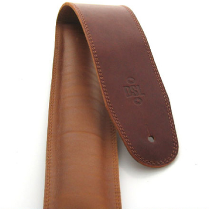 DSL 2.5" Padded Garment Strap in Maroon & Brown