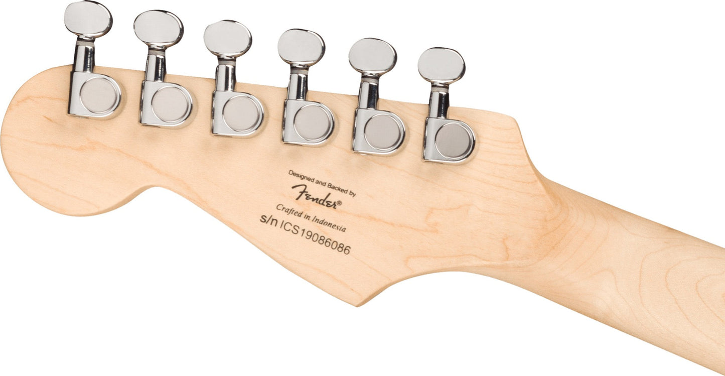 Squier Mini Jazzmaster HH, Maple Fingerboard in Daphne Blue