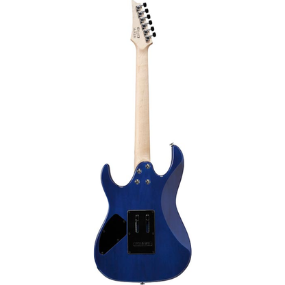 Ibanez GRX70QA Electric Guitar in Transparent Blue Burst