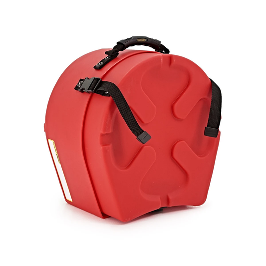 Hardcase 14" Snare Drum Case in Lined Red