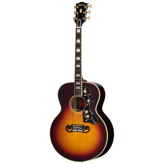 Epiphone Pre War SJ-200  Rosewood Reissue Acoustic Electric Guitar in Vintage Sunburst