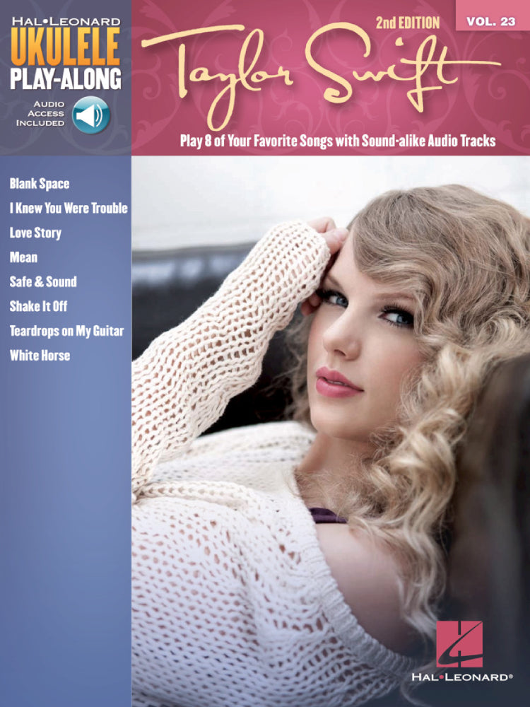Taylor Swift 2nd Edition Ukulele Play Along Volume 23 BK/OLA
