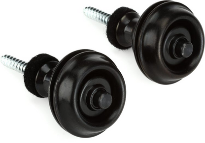 JIM DUNLOP STRAPLOCK STRAP RETAINERS DUAL DESIGN in BLACK