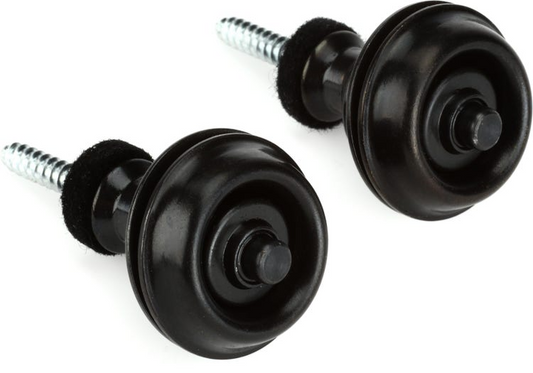 JIM DUNLOP STRAPLOCK STRAP RETAINERS DUAL DESIGN in BLACK