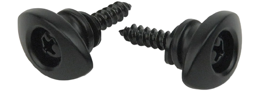 D'Addario Accessories Elliptical End Pins in Black