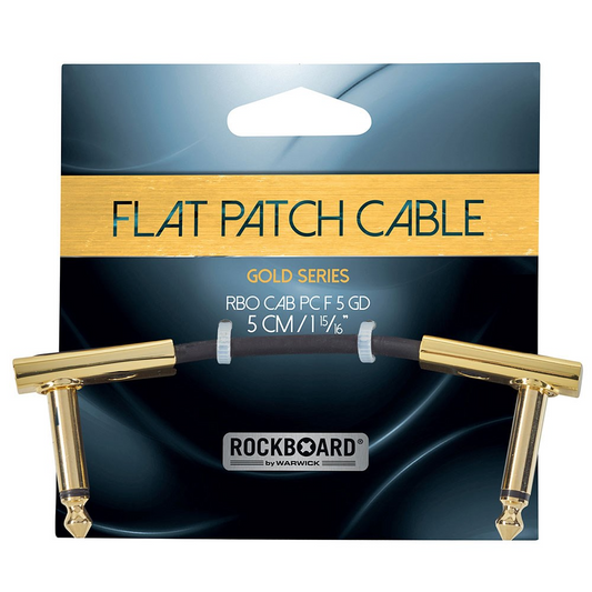 Warwick RockBoard 5 cm Gold Series Flat Patch Cable