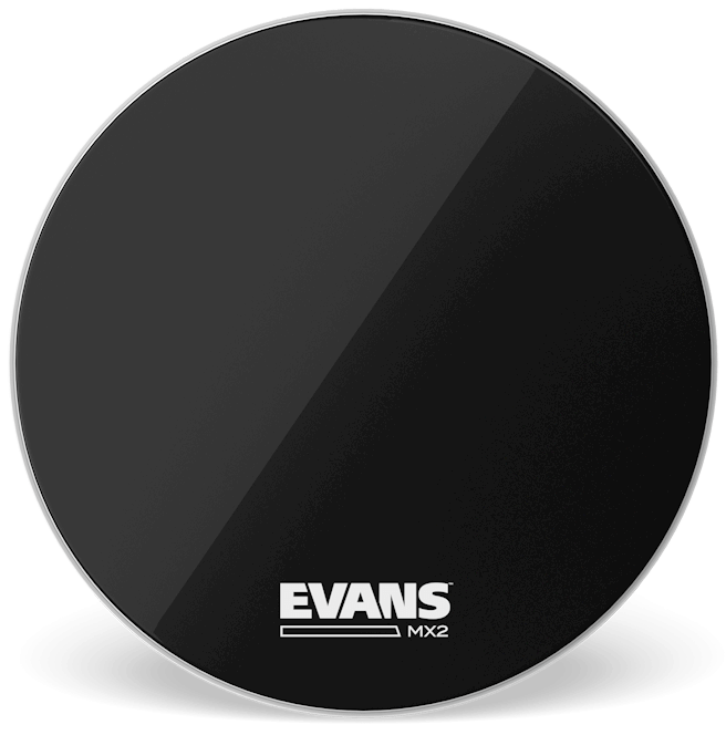Evans MX2 Black Marching 30" Bass Drum Head