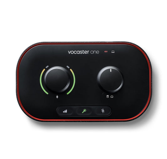 Focusrite Vocaster One Studio essential podcasting kit
