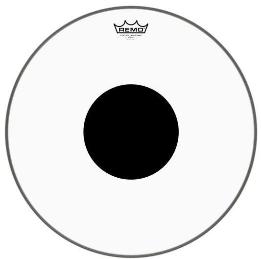 Remo Controlled Sound Clear 18" Black Dot Tom Drum Head
