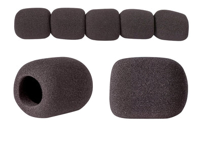 CPK 195B Bag Of 5 Mic Windshields In Black
