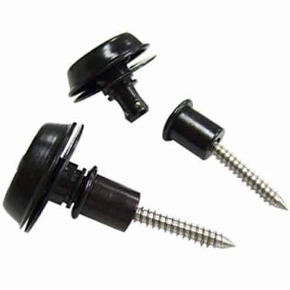 Jim Dunlop Flush Mount Strap Lock in Black Oxide