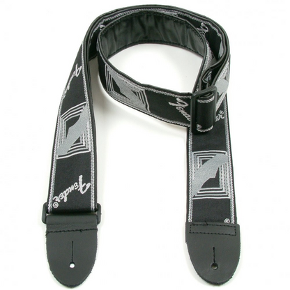 Fender 2" Monogrammed Straps in Black & Light And Grey & Dark And Grey