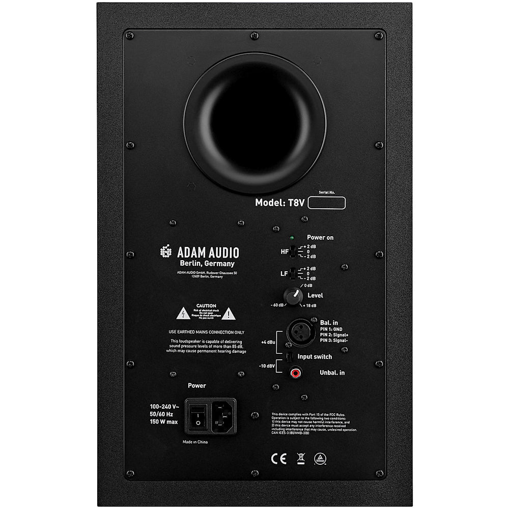 ADAM Audio T8V 8” Powered Single Studio Monitor