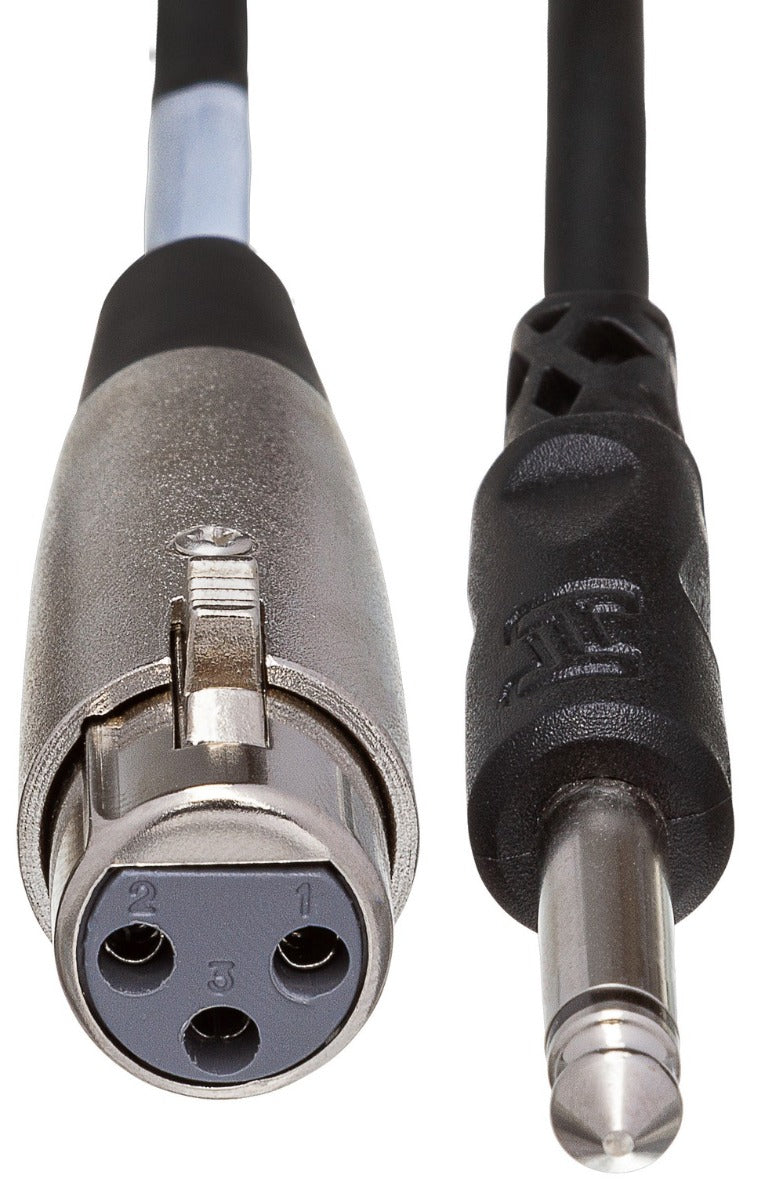 HOSA PXF120 Unbalanced Interconnect Cable XLR3F to 1/4" TS 20Ft