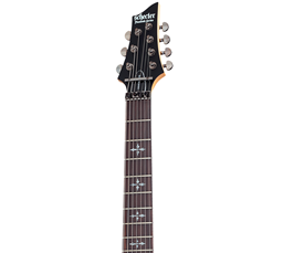 Schecter DEMON 7 7 string in Crimson Red Burst