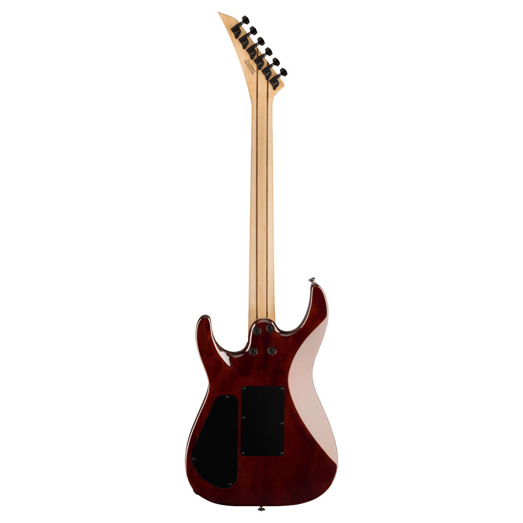 Jackson Pro Plus Series Dinky DKAQ, Ebony Fingerboard in Transparent Purple Burst
