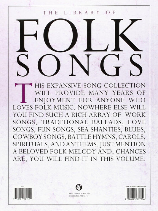 The Library Of Folk Songs PVG