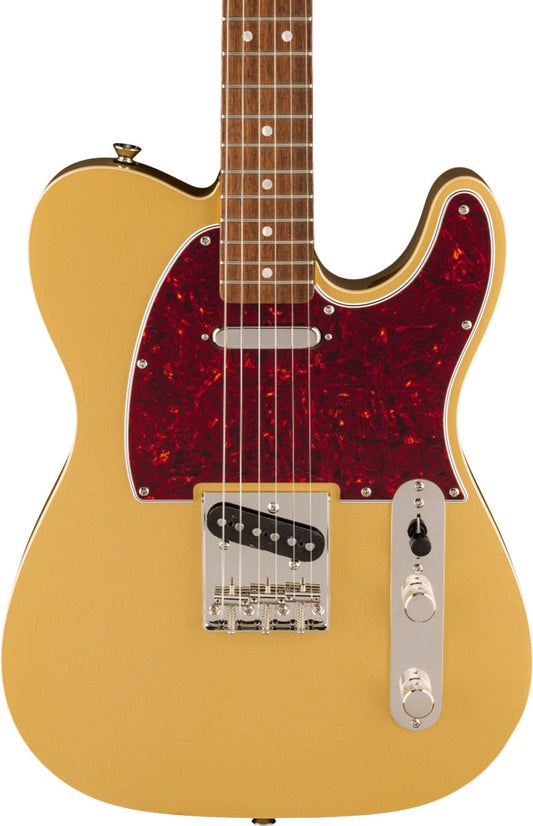 Squier FSR Classic Vibe 60s Custom Telecaster, Laurel Fingerboard, Tortoishell Pickguard in Aztec Gold