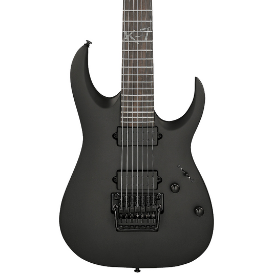 Ibanez K7 YIN Munky Signature 7 String Electric Guitar in Black