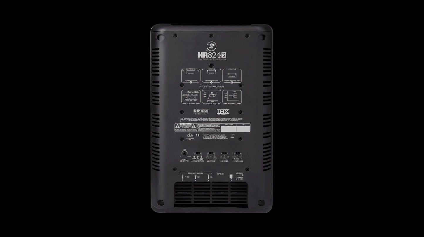 Mackie HR824mk2 8" 2 Way Active Studio Monitor (Single) | EX-DEMO