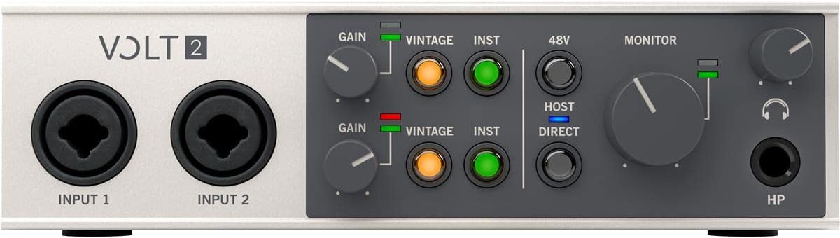 Universal Audio Volt 2 USB Recording Studio Pack