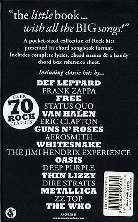 The Little Black Songbook Rock Hits