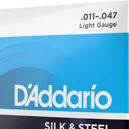 D'Addario EJ40 Silk & Steel Folk Classical Guitar Strings 11-47 Gauge