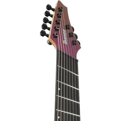 Ibanez A528 Multi Scale 8-String Electric Guitar in Coral Mirage