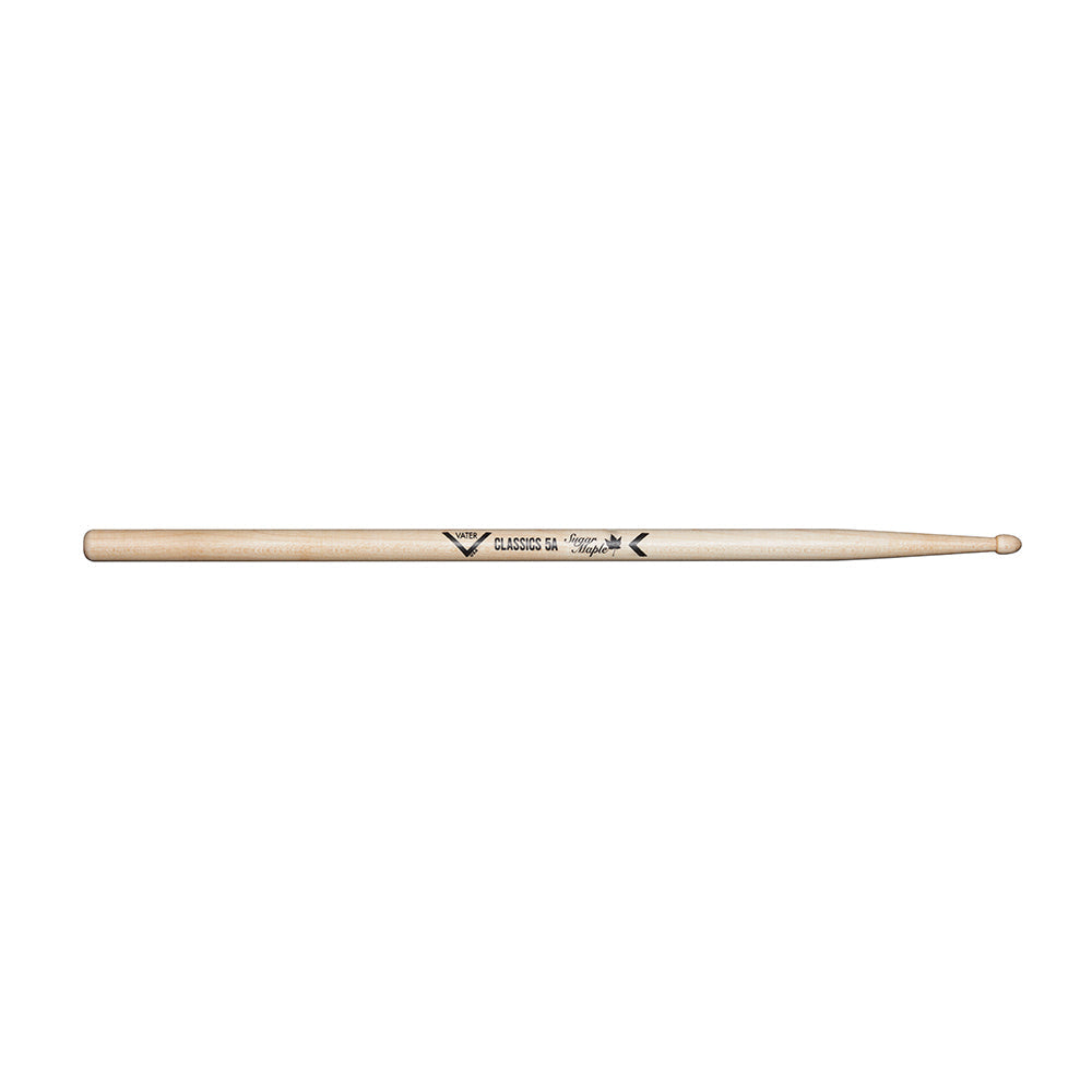 Vater VSMC5AW 5A Sugar Maple Classics Wood Tip Drumsticks