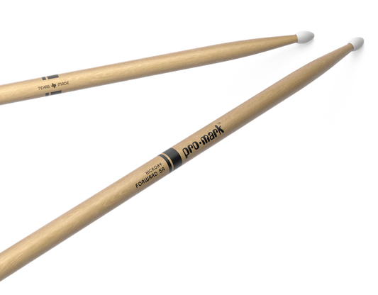 Promark Forward 5A Lacquered Hickory Nylon Tip Drumsticks