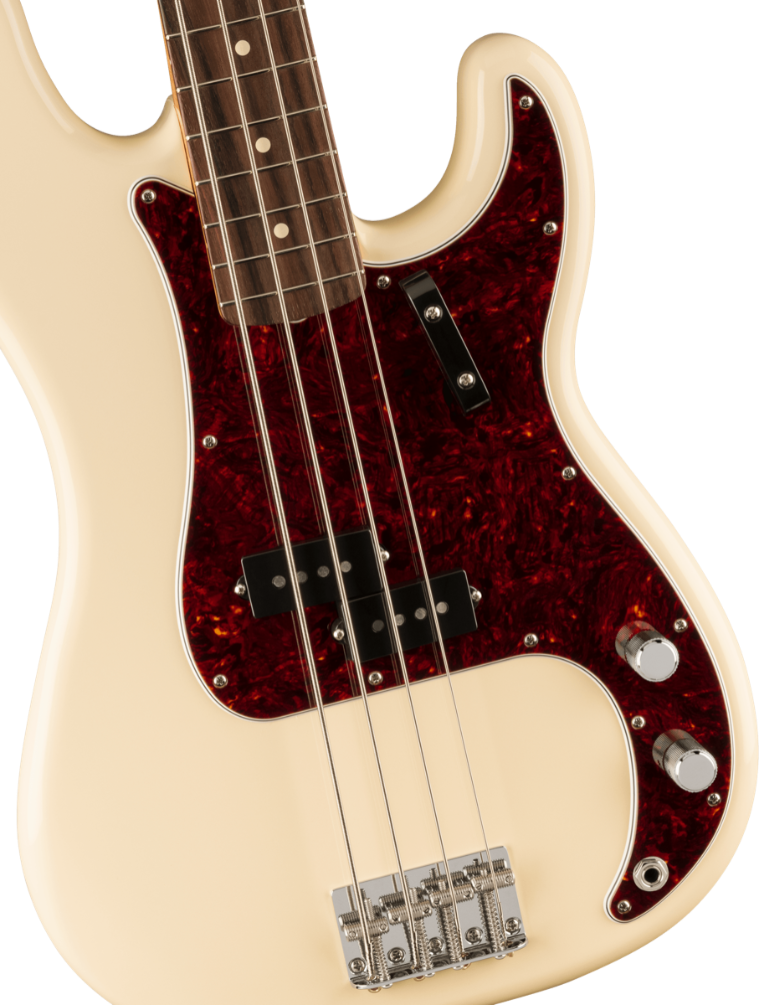 Fender Vintera II '60s Precision Bass, Rosewood Fingerboard in Olympic White | EX-DEMO