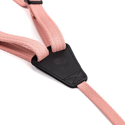 D'Addario Planet Waves 19mm Eco Ukulele Strap in Coral