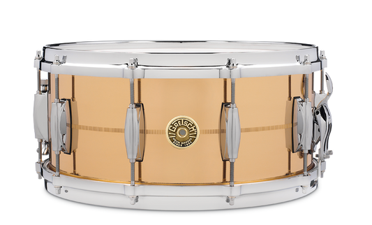 Gretsch USA Custom Series 6.5" x 14" Phosphorus Bronze Snare Drum