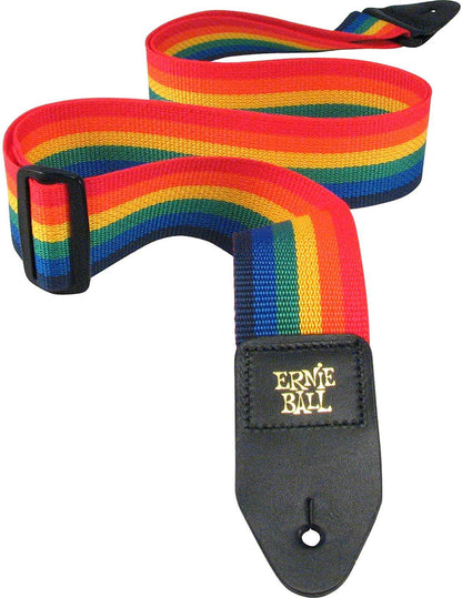 Ernie Ball Polypro Guitar Strap Or Bass Strap in Rainbow