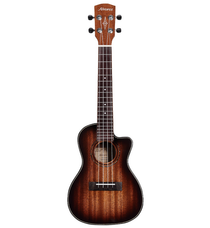 Alvarez Artist AU66CCESHB Concert Uke in Shadowburst