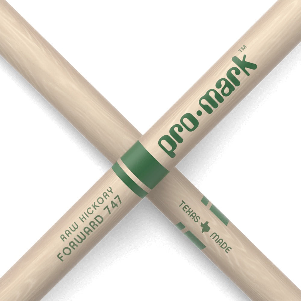 ProMark Forward 747 Raw Hickory Wood Tip Drumsticks