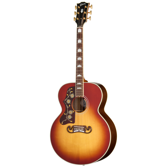 Gibson SJ-200 Standard Rosewood Left Handed Acoustic Electric Guitar in Rosewood Burst
