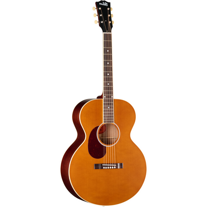 Gibson J-185 Century 12 Fret Left Handed Acoustic Guitar in Vintage Amber