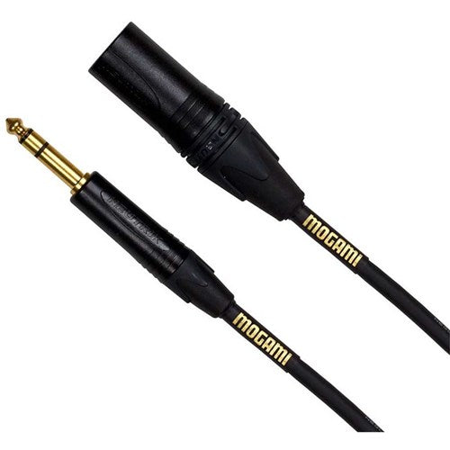 Mogami Gold TRS XLRM Cable 3 Ft