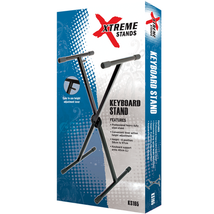 Xtreme KS165 Keyboard Stand Single Braced X-Style
