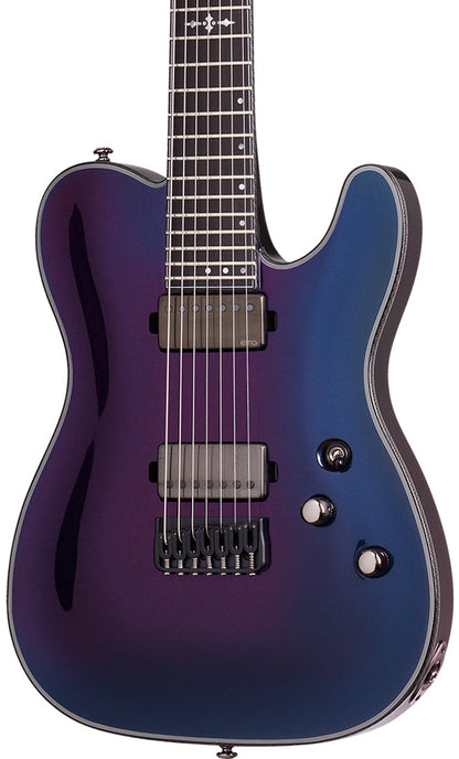 Schecter Hellraiser Hybrid PT 7 in Ultra Violet