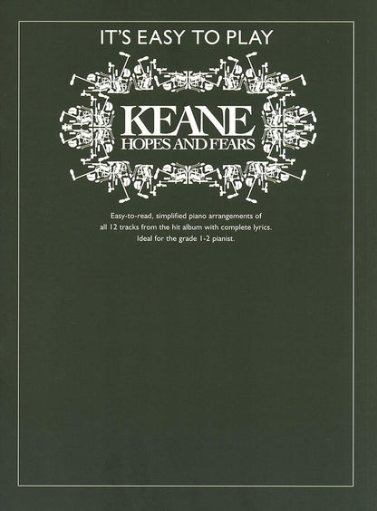 It's Easy To Play Keane Hopes And Fears PVG