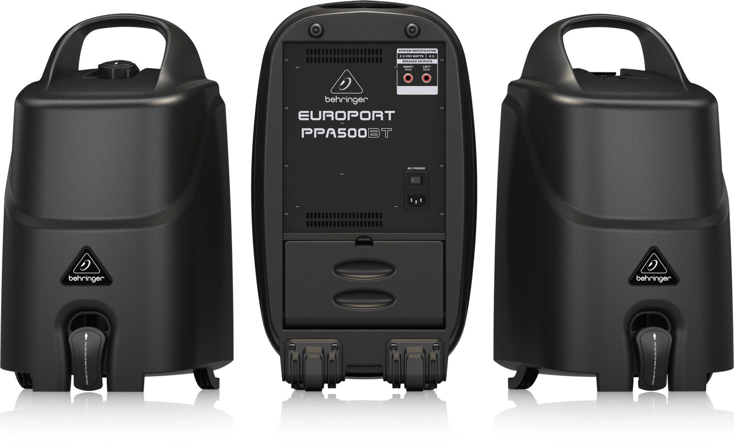 Behringer Europort PPA500BT Ultra Compact 500W 6 Channel Portable PA System