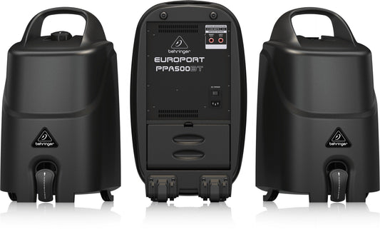 Behringer Europort PPA500BT Ultra Compact 500W 6 Channel Portable PA System