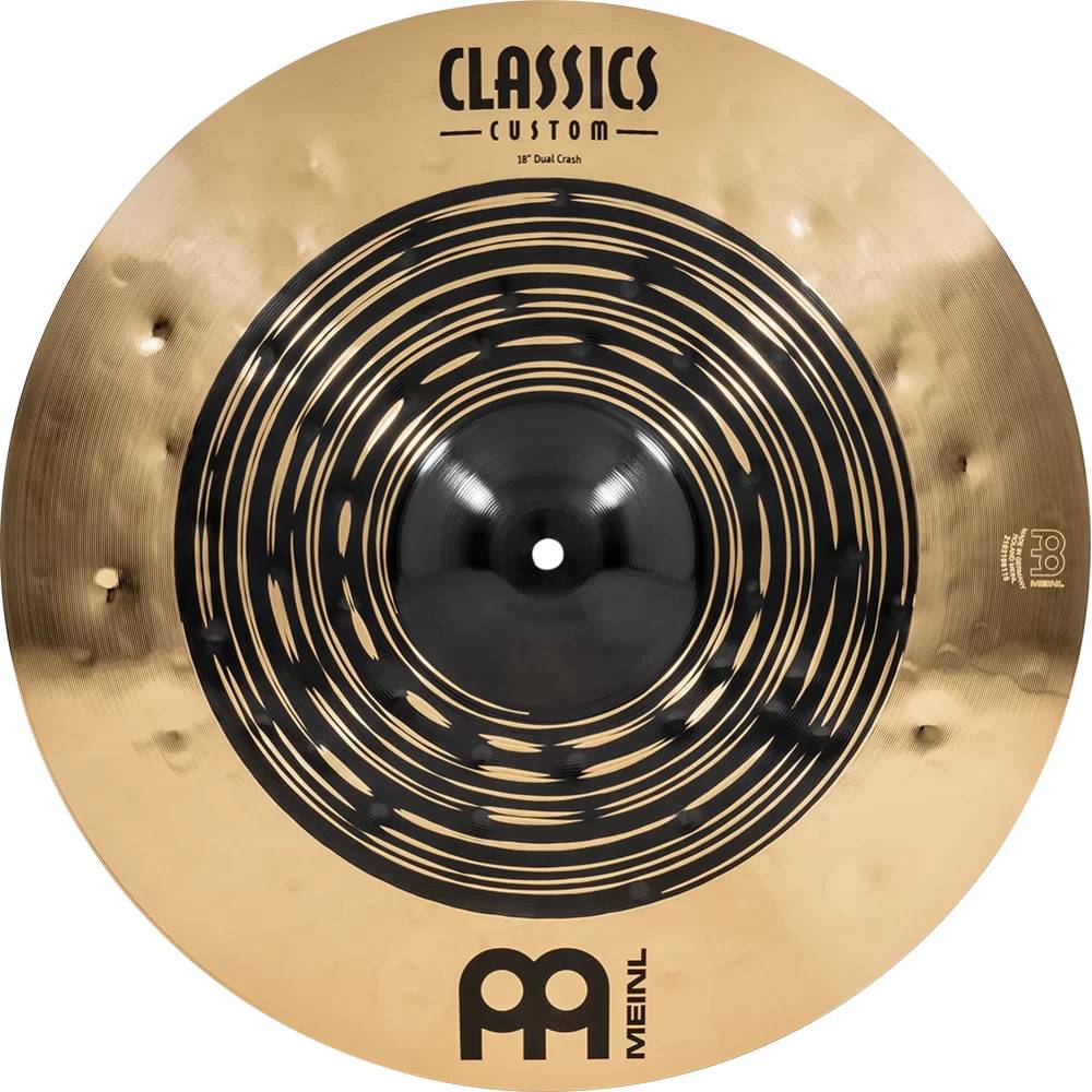 Meinl Cymbals Classic Custom Dual Crash 18"